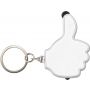 ABS 2-in-1 key holder Melvin, white