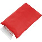 ABS ice scraper and polyester glove Doris, red (5817-08)