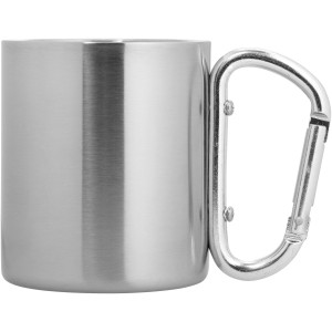 Alps 200 ml vacuum insulated mug with carabiner, Silver (Mugs)