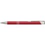 Aluminium ballpen Delia, red