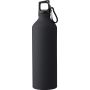 Aluminium drinking bottle Miles, black