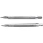 Aluminium writing set Yolanda, silver