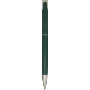 Ana recycled plastic ballpoint pen, Forest green (Plastic pen)