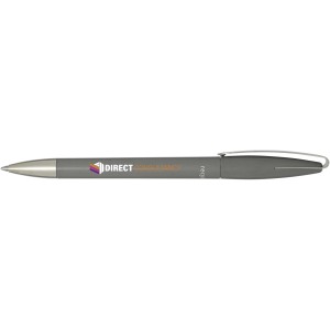 Ana recycled plastic ballpoint pen, Grey (Plastic pen)