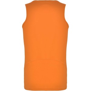 Andre kids sports vest, Fluor Orange (T-shirt, mixed fiber, synthetic)