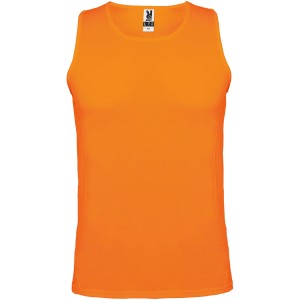 Andre kids sports vest, Fluor Orange (T-shirt, mixed fiber, synthetic)