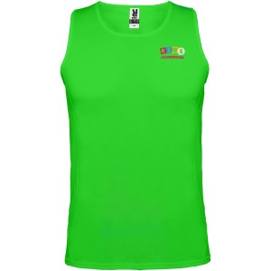 Andre kids sports vest, Lime (T-shirt, mixed fiber, synthetic)