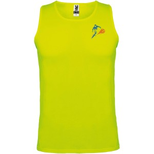 Andre men's sports vest, Fluor Yellow (T-shirt, mixed fiber, synthetic)