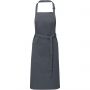 Andrea 240 g/m2 apron with adjustable neck strap, Grey