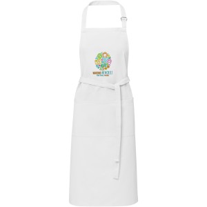 Andrea 240 g/m2 apron with adjustable neck strap, White (Apron)