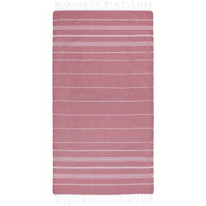 Anna 150 g/m2 hammam cotton towel 100x180 cm, Red (Towels)