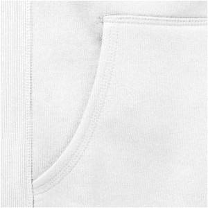 Arora hooded full zip sweater, White (Pullovers)