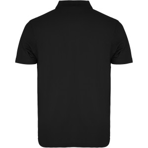 Austral short sleeve unisex polo, Solid black (Polo shirt, 90-100% cotton)