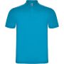 Austral short sleeve unisex polo, Turquois