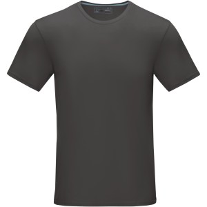 Azurite short sleeve men's  organic t-shirt, Storm grey (T-shirt, 90-100% cotton)