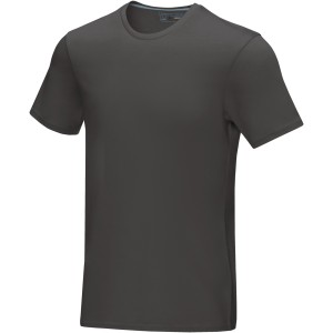 Azurite short sleeve men's  organic t-shirt, Storm grey (T-shirt, 90-100% cotton)