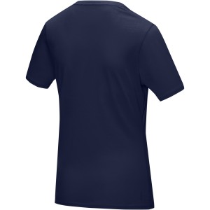 Azurite short sleeve women's GOTS organic t-shirt, Navy (T-shirt, 90-100% cotton)