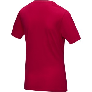 Azurite short sleeve women's GOTS organic t-shirt, Red (T-shirt, 90-100% cotton)