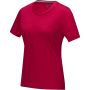 Azurite short sleeve women's  organic t-shirt, Red