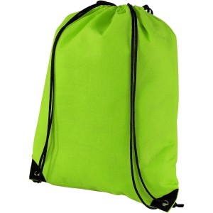 Evergreen non-woven drawstring backpack, Apple Green (Backpacks)