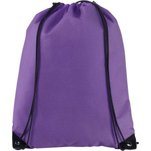 Evergreen non-woven drawstring backpack, Purple (Backpacks)