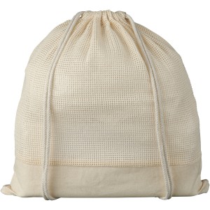 Maine mesh cotton drawstring backpack (Backpacks)