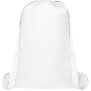 Nadi mesh drawstring backpack, White (Backpacks)