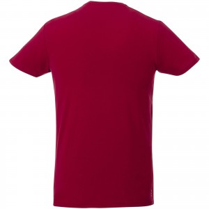 Balfour short sleeve men's organic t-shirt, Red (T-shirt, 90-100% cotton)