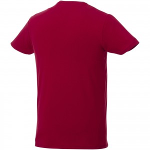 Balfour short sleeve men's organic t-shirt, Red (T-shirt, 90-100% cotton)