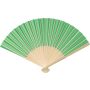 Bamboo hand held fan Elio, Green