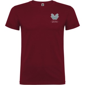 Beagle short sleeve men's t-shirt, Garnet (T-shirt, 90-100% cotton)