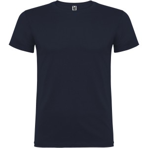 Beagle short sleeve men's t-shirt, Navy Blue (T-shirt, 90-100% cotton)