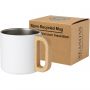 Bjorn 360 ml RCS certified recycled stainless steel mug with