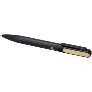 Blanca recycled aluminium ballpoint pen, Solid black (Metallic pen)