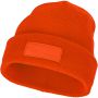 Boreas beanie with patch, orange