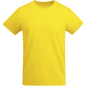 Breda short sleeve men's t-shirt, Yellow (T-shirt, 90-100% cotton)