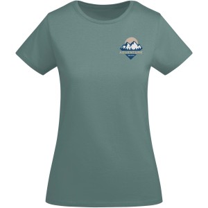 Breda short sleeve women's t-shirt, Calm Blue (T-shirt, 90-100% cotton)