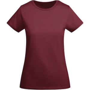 Breda short sleeve women's t-shirt, Garnet (T-shirt, 90-100% cotton)