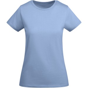 Breda short sleeve women's t-shirt, Sky blue (T-shirt, 90-100% cotton)