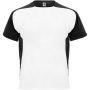 Bugatti short sleeve unisex sports t-shirt, White, Solid black