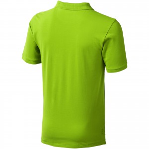 Calgary short sleeve men's polo, Apple Green (Polo shirt, 90-100% cotton)