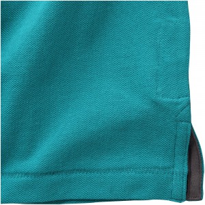 Calgary short sleeve men's polo, Aqua (Polo shirt, 90-100% cotton)