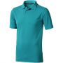 Calgary short sleeve men's polo, Aqua