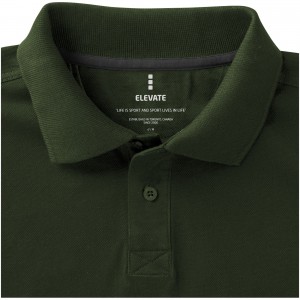 Calgary short sleeve men's polo, Army Green (Polo shirt, 90-100% cotton)