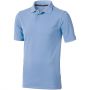 Calgary short sleeve men's polo, Light blue