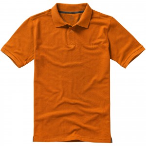 Calgary short sleeve men's polo, Orange (Polo shirt, 90-100% cotton)