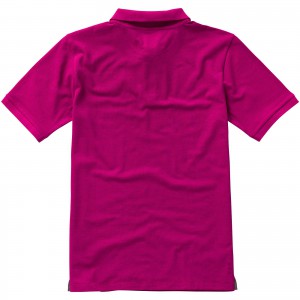 Calgary short sleeve men's polo, Pink (Polo shirt, 90-100% cotton)