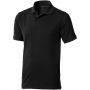 Calgary short sleeve men's polo, solid black