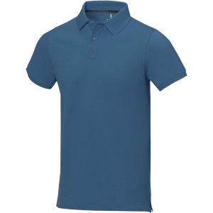 Calgary short sleeve men's polo, Tech blue (Polo shirt, 90-100% cotton)