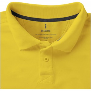 Calgary short sleeve men's polo, Yellow (Polo shirt, 90-100% cotton)